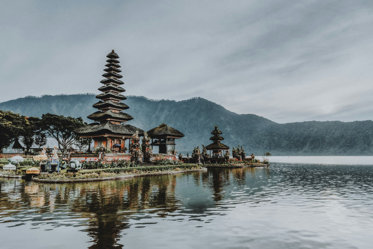Pura Ulun Danu Beratan water temple on Lake Beratan, Bali